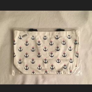 NWT MACY'S Anchor Canvas Tote Shopper Bag